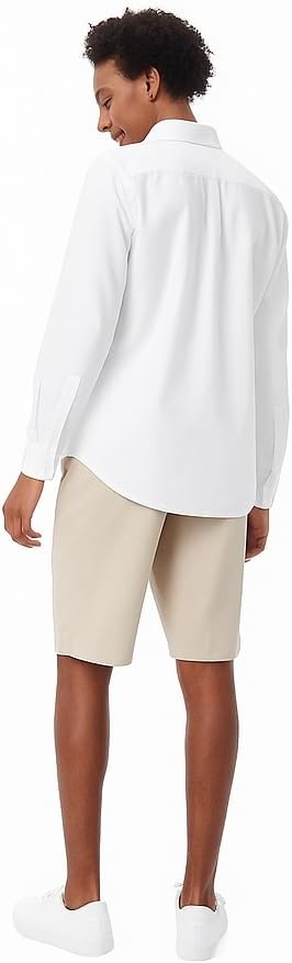 image:imageFrench Toast Boys Long Sleeve Oxford Shirt Standard amp Husky Button Down ShirtWhite