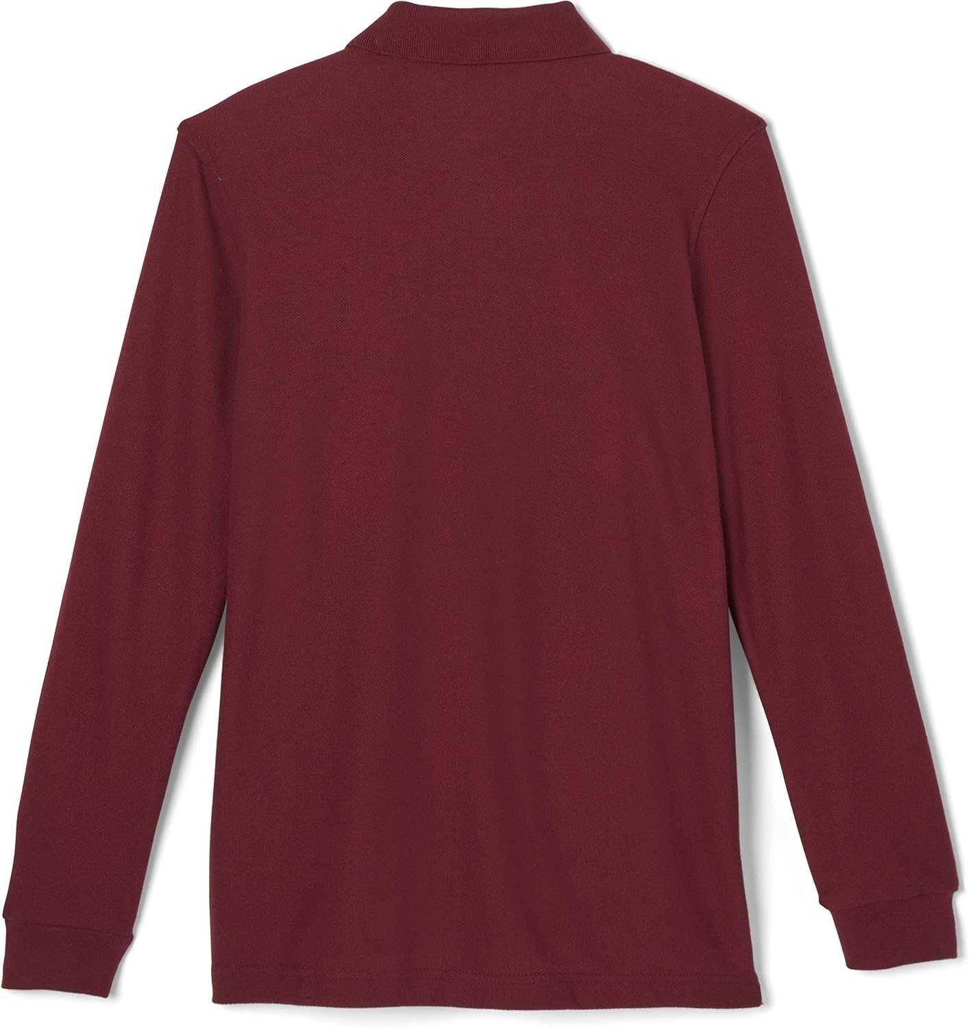 image:imageFrench Toast Boys Pique Polo School Uniform Shirt with Long Sleeves for Boys and GirlsBurgundy