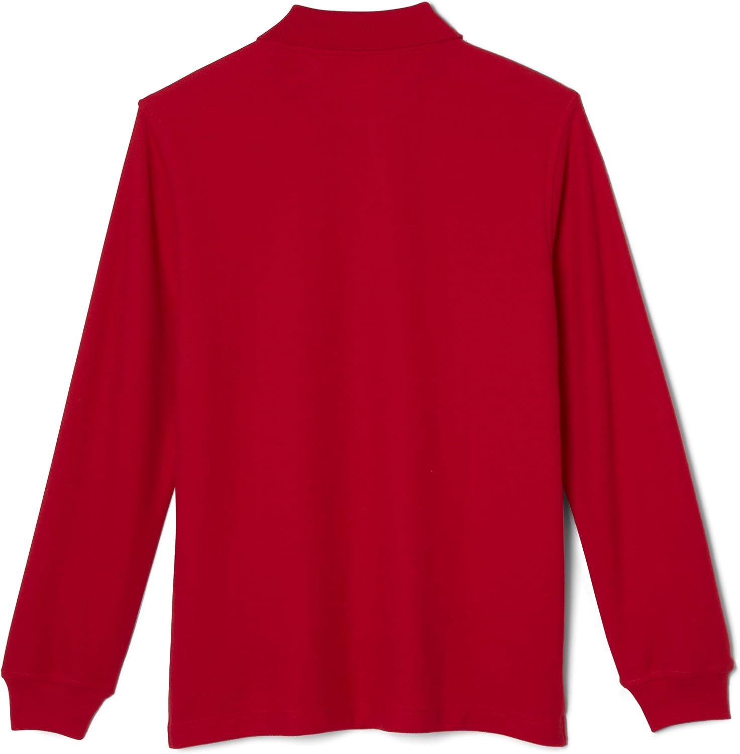 image:imageFrench Toast Boys Pique Polo School Uniform Shirt with Long Sleeves for Boys and GirlsRed