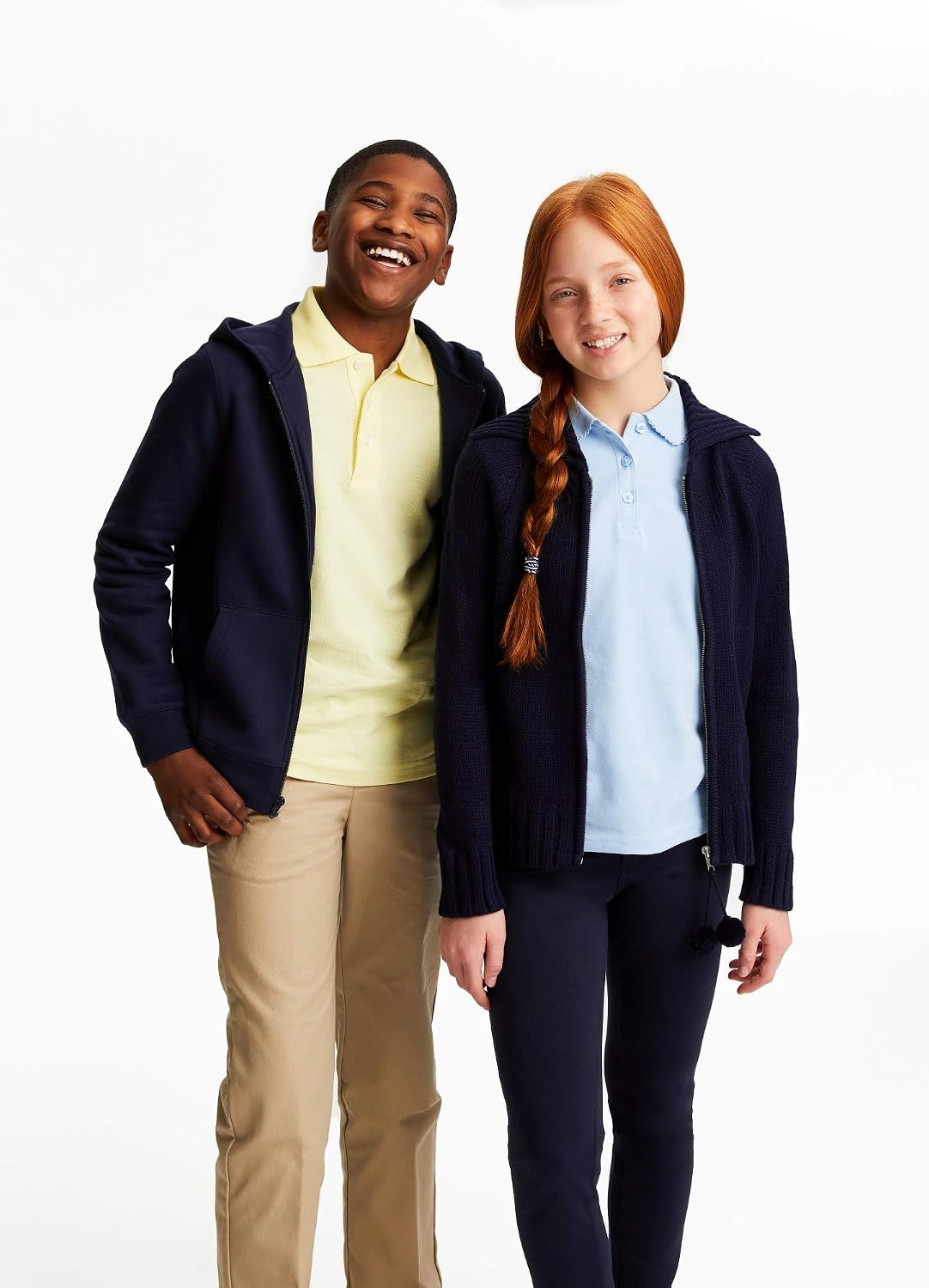 image:imageFrench Toast Boys Pique Polo School Uniform Shirt with Long Sleeves for Boys and GirlsYellow