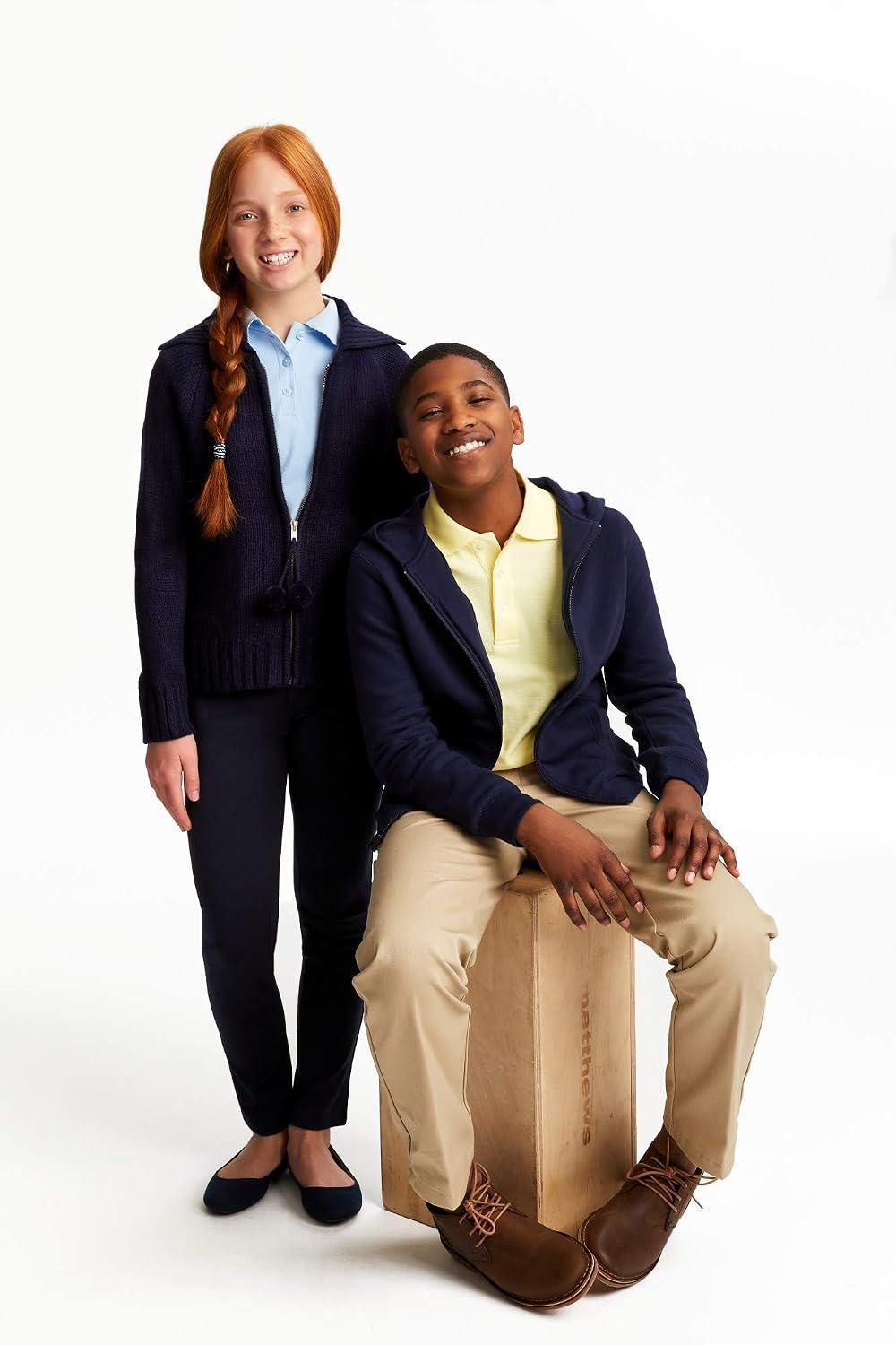 image:imageFrench Toast Boys Pique Polo School Uniform Shirt with Long Sleeves for Boys and GirlsYellow