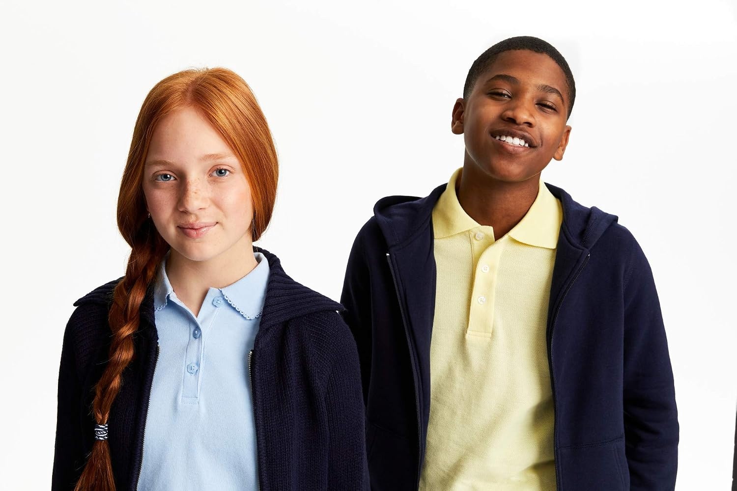 image:imageFrench Toast Boys Pique Polo School Uniform Shirt with Long Sleeves for Boys and GirlsYellow