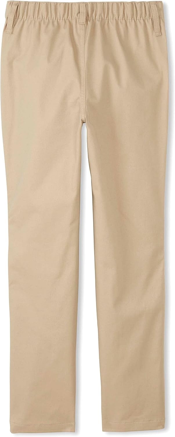 image:imageFrench Toast Girls Adaptive Straight Leg Stretch Twill PantKhaki New