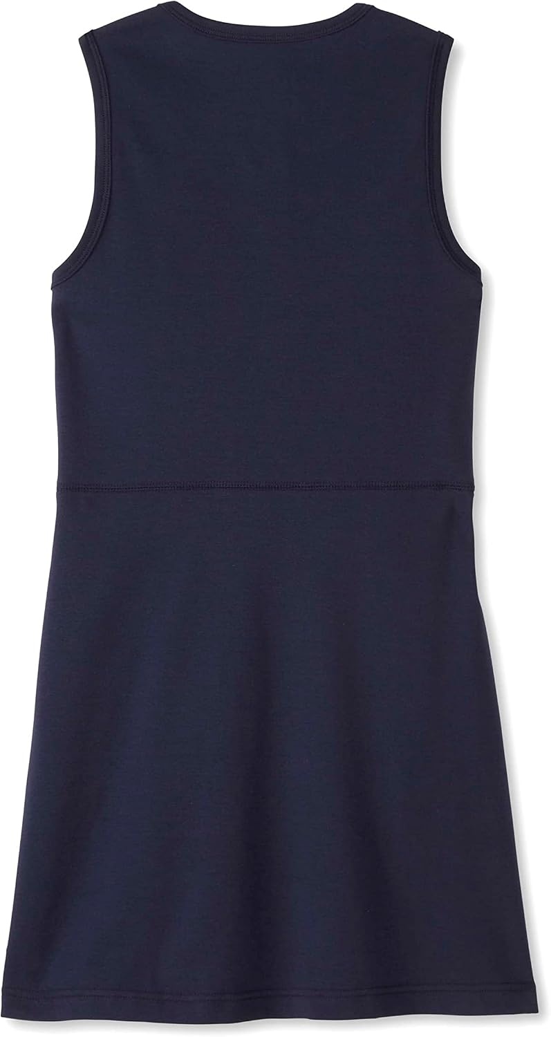 image:imageFrench Toast Girls Adaptive Zip Front Stretch Ponte JumperNavy