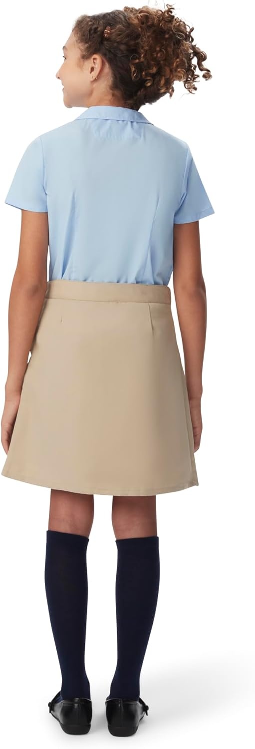 image:imageFrench Toast Girls Adjustable Waist PleatedFront Twotab ScooterBlack