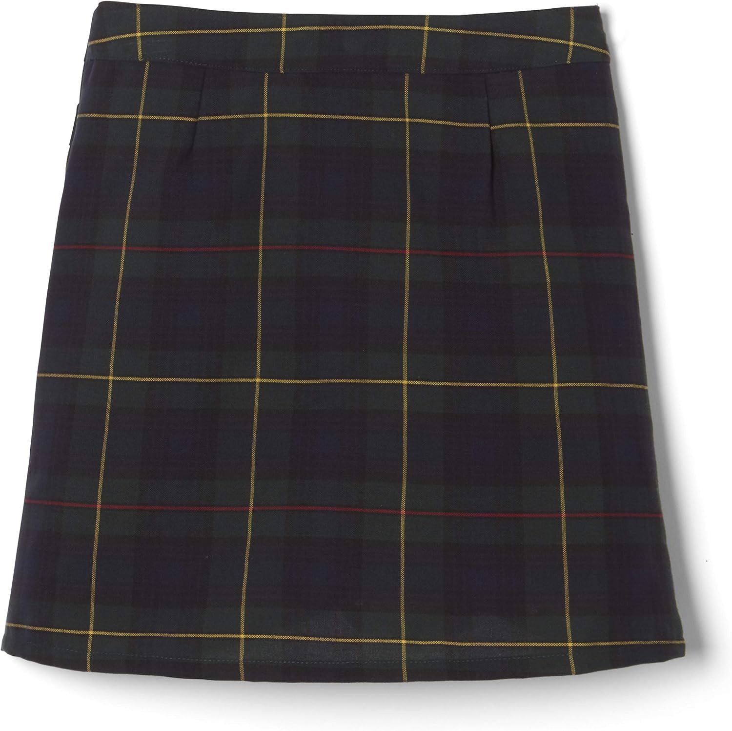 image:imageFrench Toast Girls Plaid Adjustable Waist PleatedFront Twotab ScooterGreen Plaid