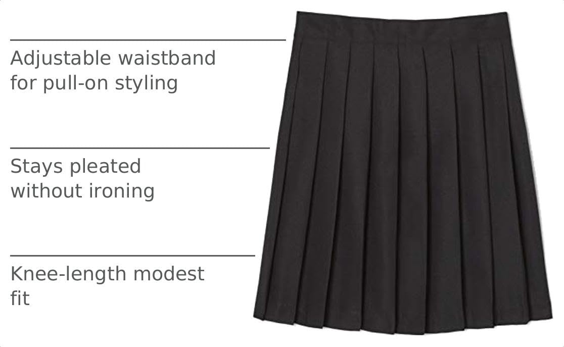 image:imageFrench Toast Girls Pleated SkirtBlack