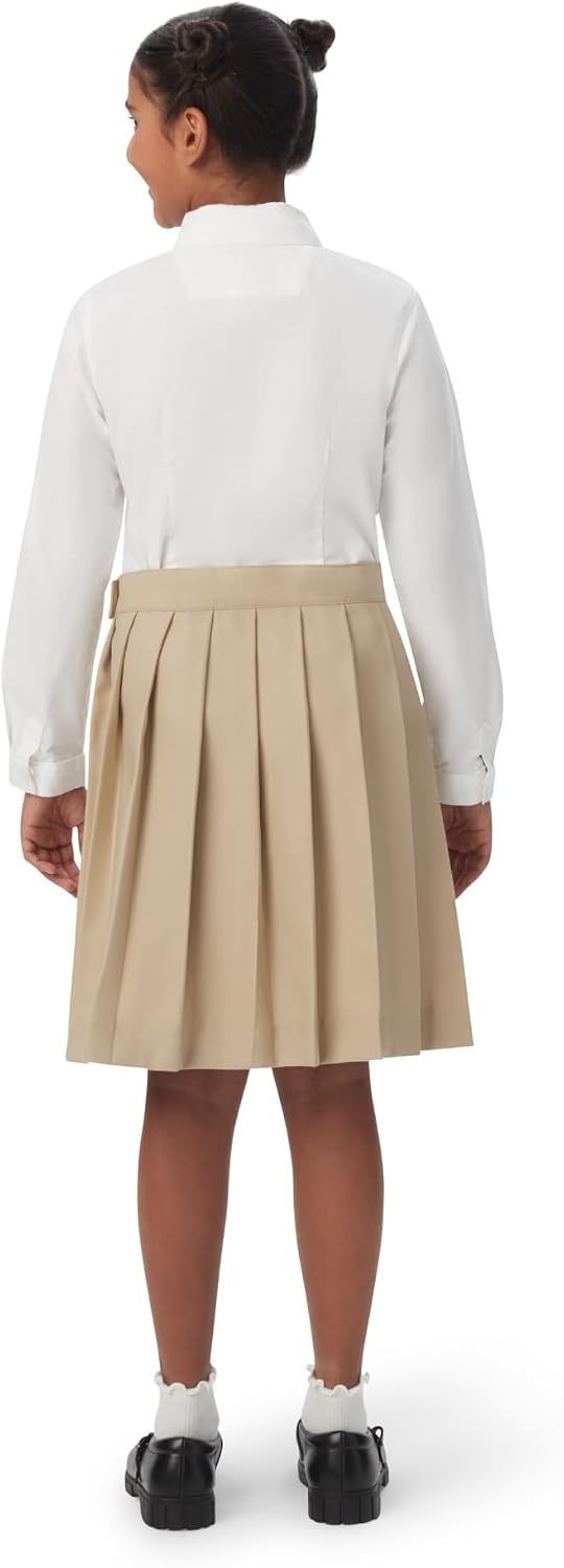 image:imageFrench Toast Girls Pleated SkirtKhaki