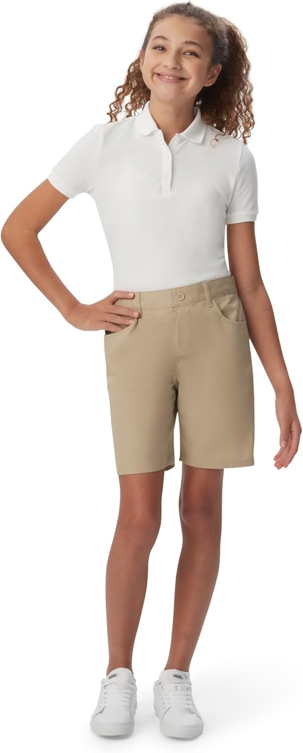 image:imageFrench Toast Girls PullOn Twill ShortsKhaki