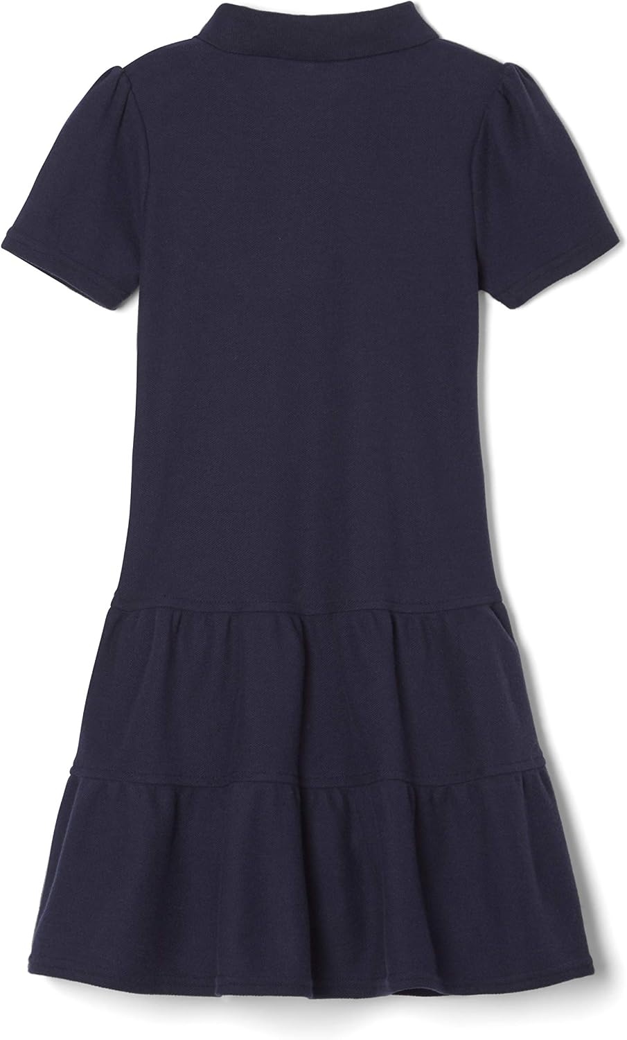 image:imageFrench Toast Girls Ruffle Pique Polo School Uniform DressNavy