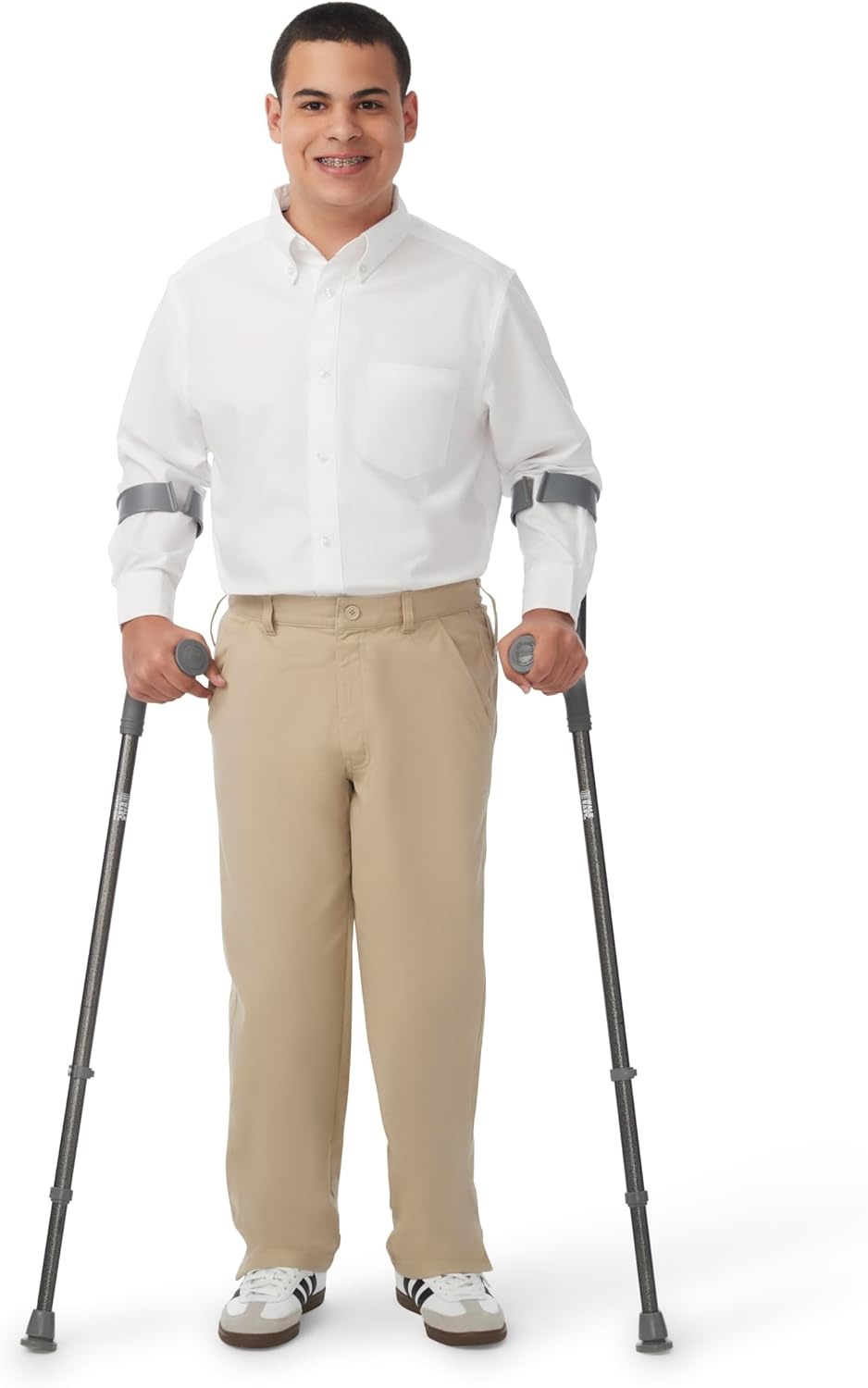 image:imageFrench Toast Mens Adaptive Relaxed Fit Stretch Twill PantKhaki