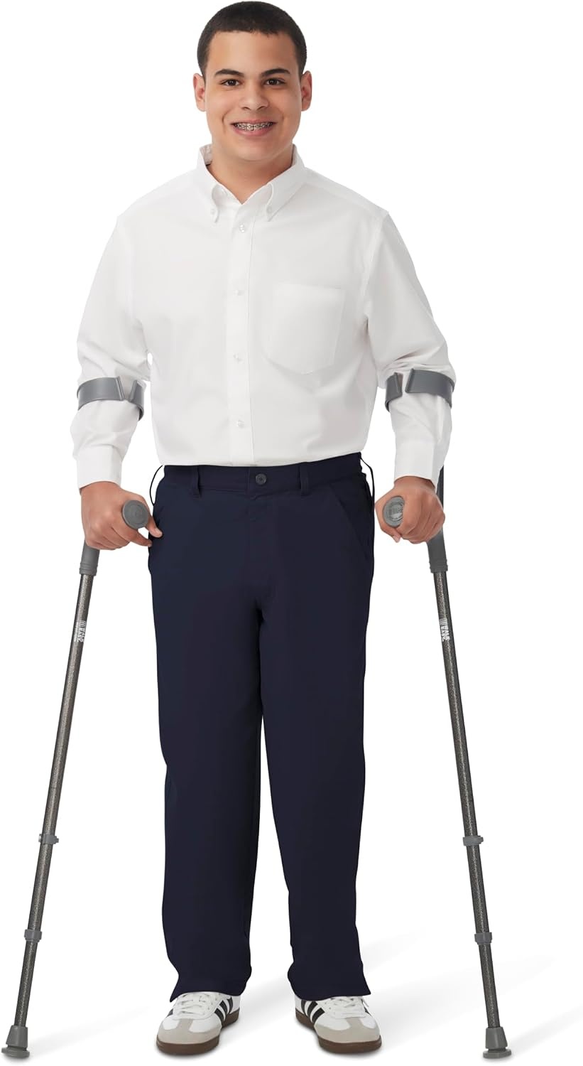 image:imageFrench Toast Mens Adaptive Relaxed Fit Stretch Twill PantNavy