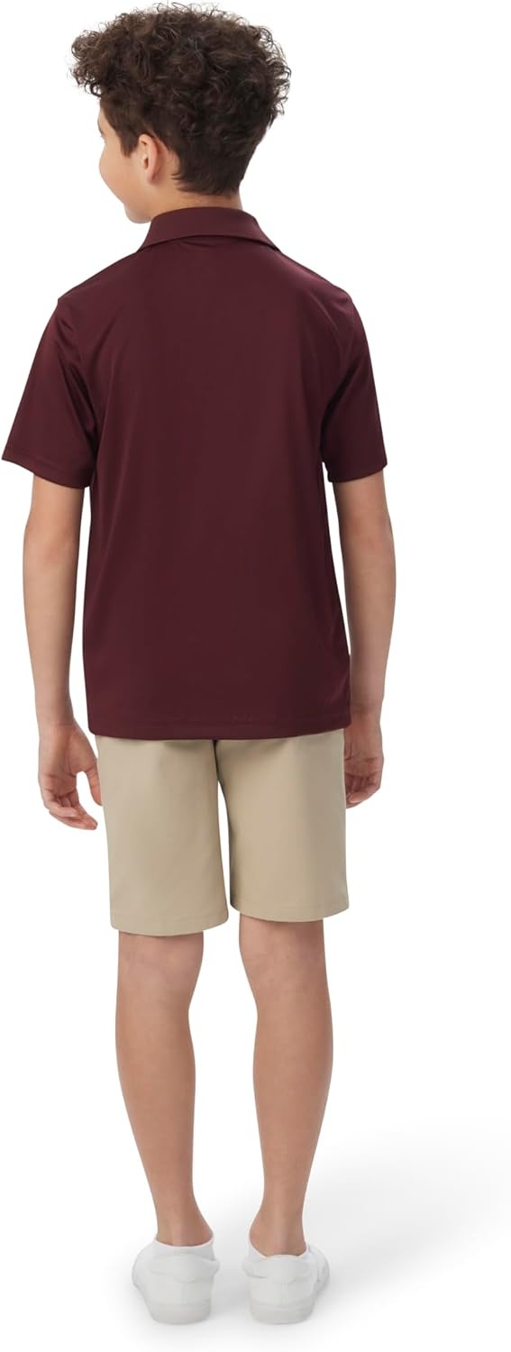 image:imageFrench Toast Mens Moisture Wicking Short Sleeve Sport PoloNavy