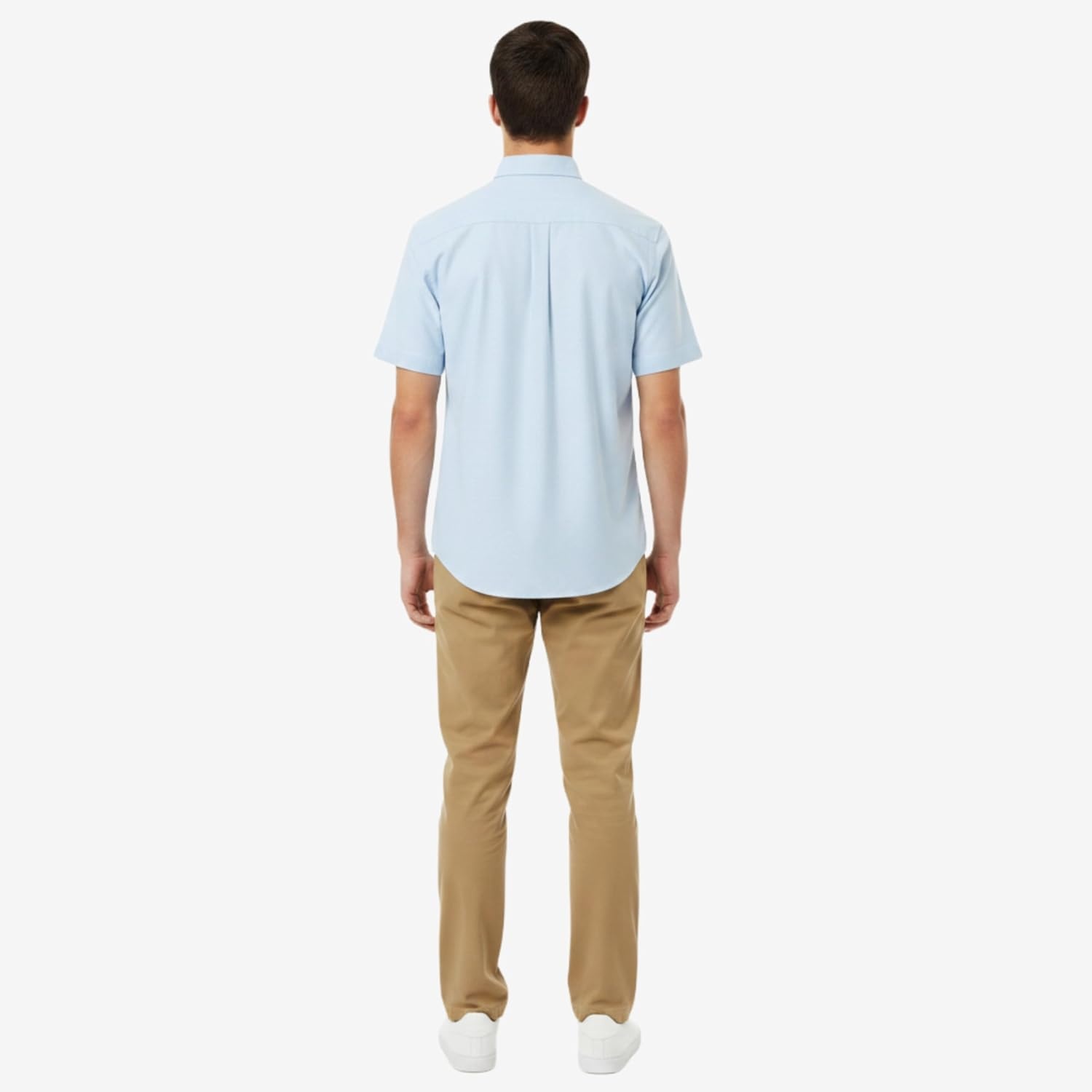 image:imageFrench Toast Mens Oxford Button Down Shirt with Expandable Collar and Short SleevesLight Blue
