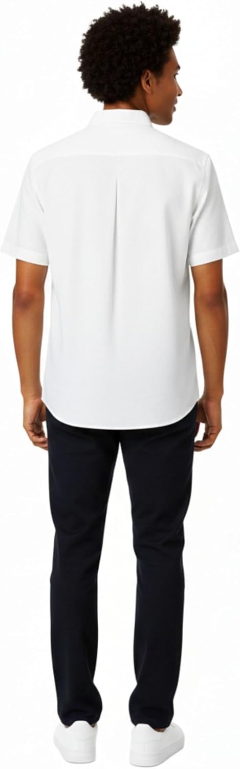 image:imageFrench Toast Mens Short Sleeve Poplin Dress ShirtWhite