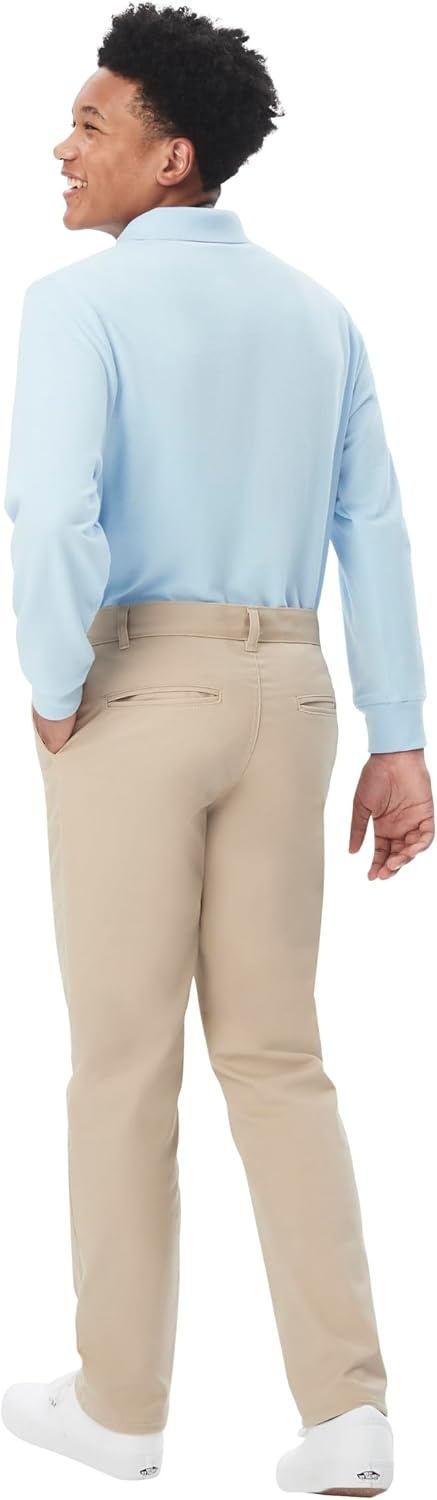 image:imageFrench Toast Mens Straight Fit Stretch Twill Chino PantKhaki