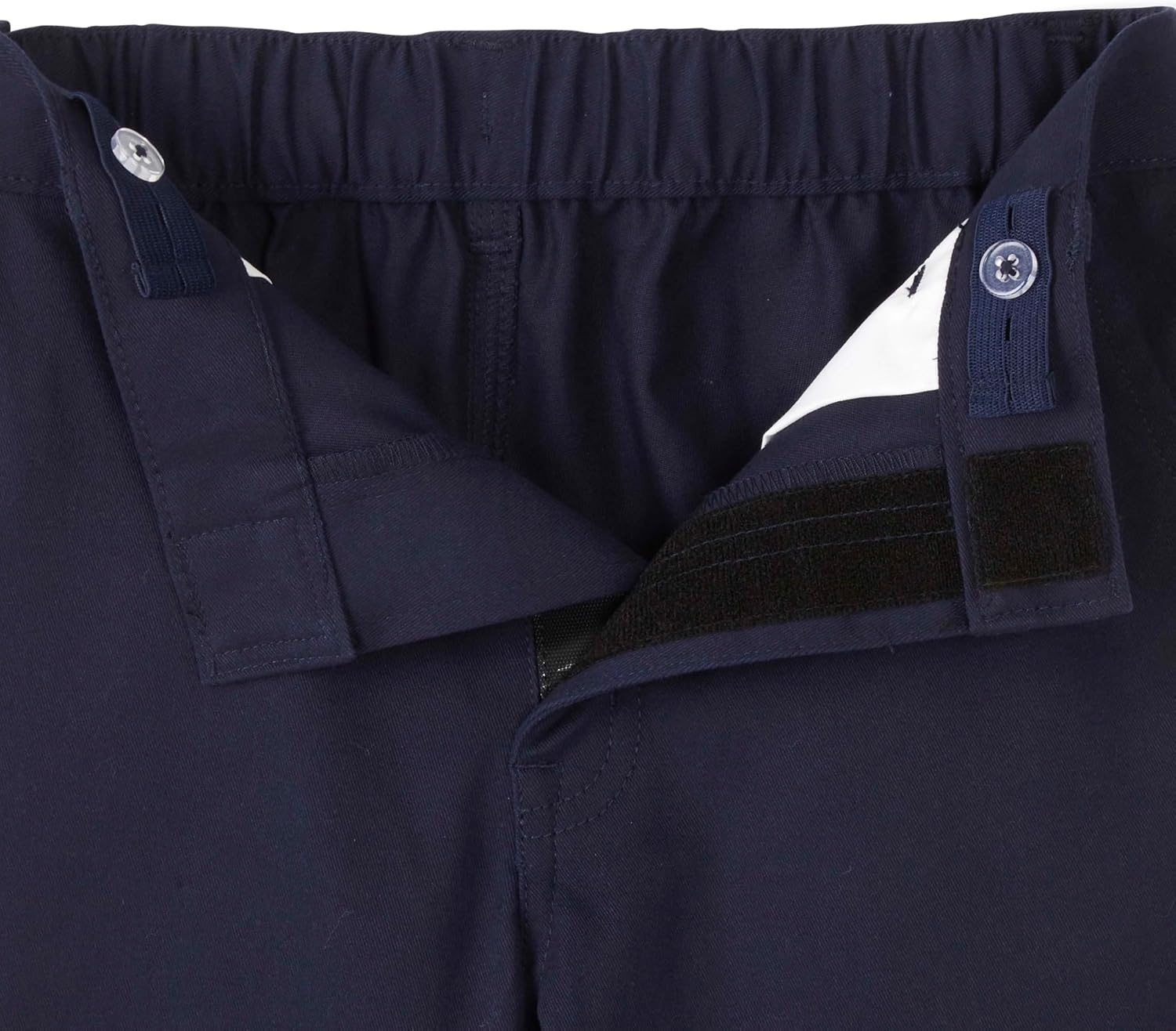 image:imageFrench Toast Womens Adaptive Straight Fit Stretch Twill PantNavy