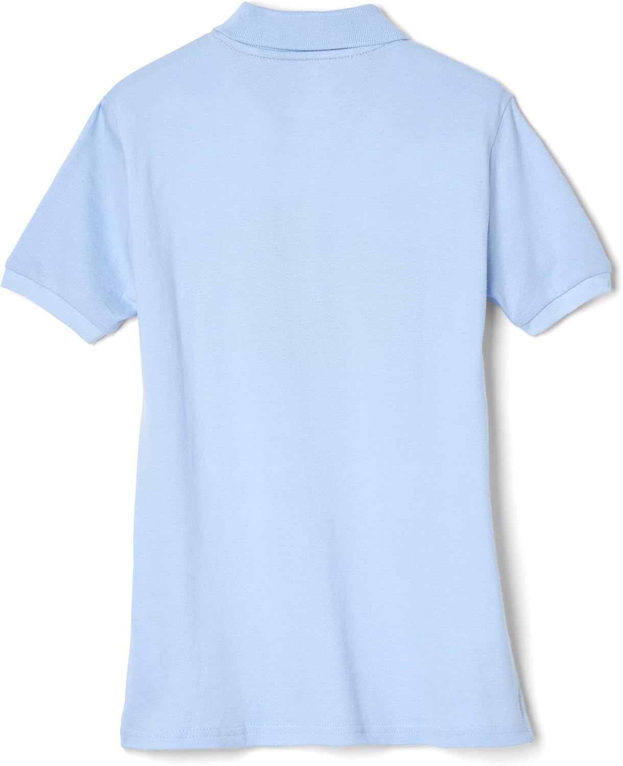 image:imageFrench Toast Womens Juniors Short Sleeve Stretch Pique Polo ShirtLight Blue
