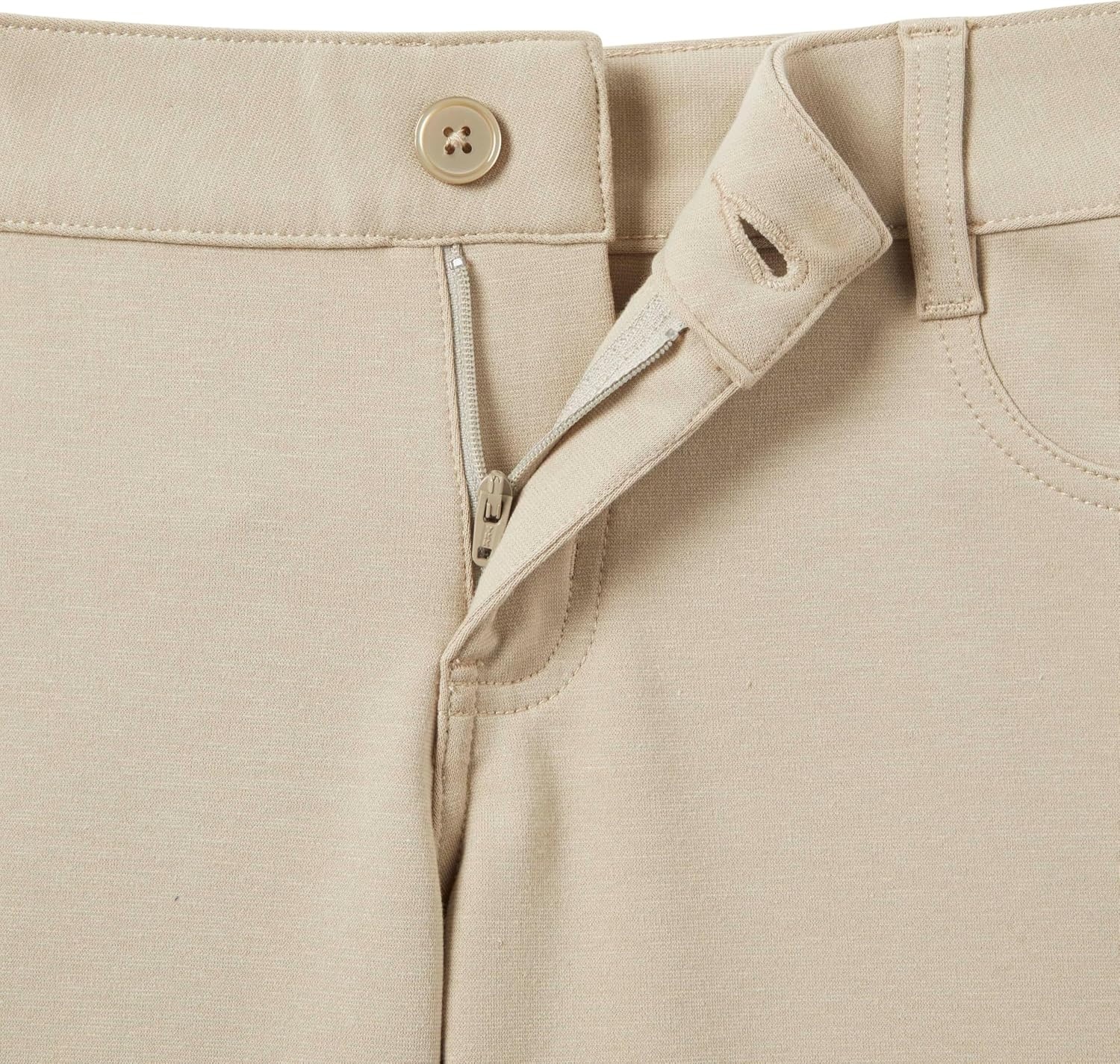 image:imageFrench Toast Womens Juniors Skinny Fit Stretch Ponte PantKhaki