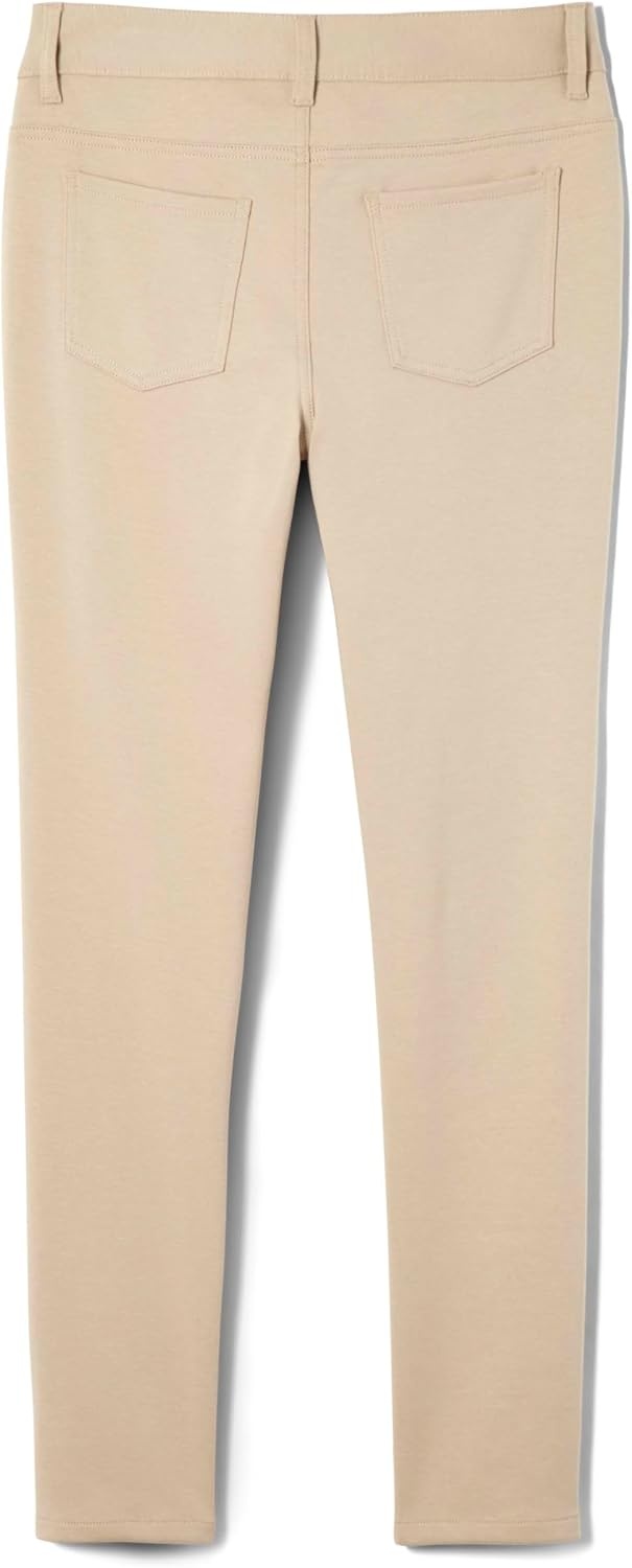 image:imageFrench Toast Womens Juniors Skinny Fit Stretch Ponte PantKhaki