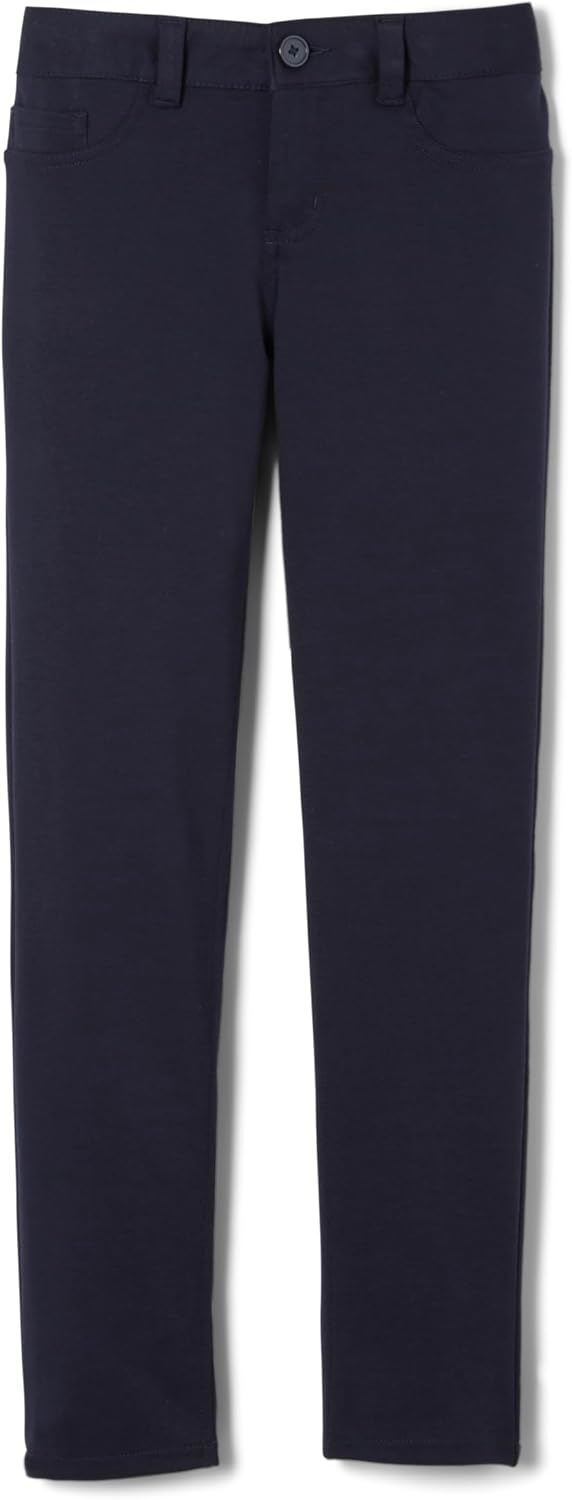 image:imageFrench Toast Womens Juniors Skinny Fit Stretch Ponte PantNavy