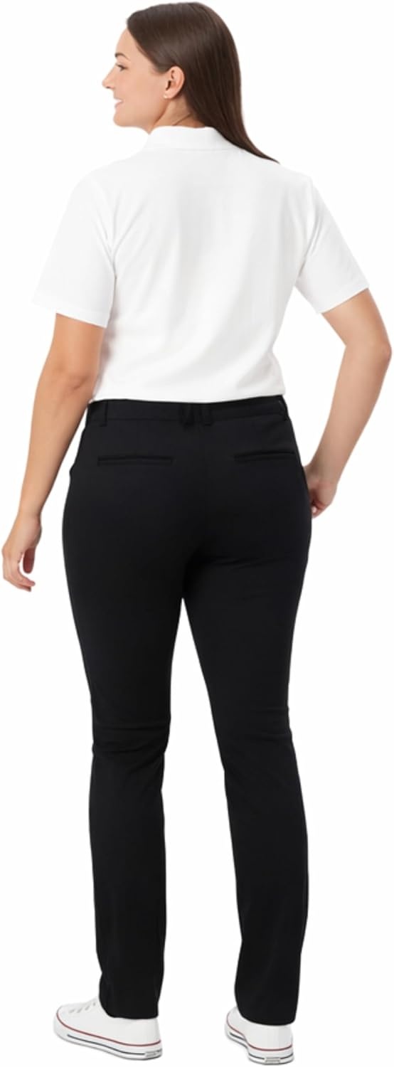 image:imageFrench Toast Womens Straight Fit Stretch Twill Uniform PantBlack