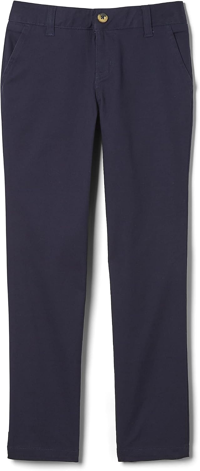 image:imageFrench Toast Womens Straight Fit Stretch Twill Uniform PantNavy