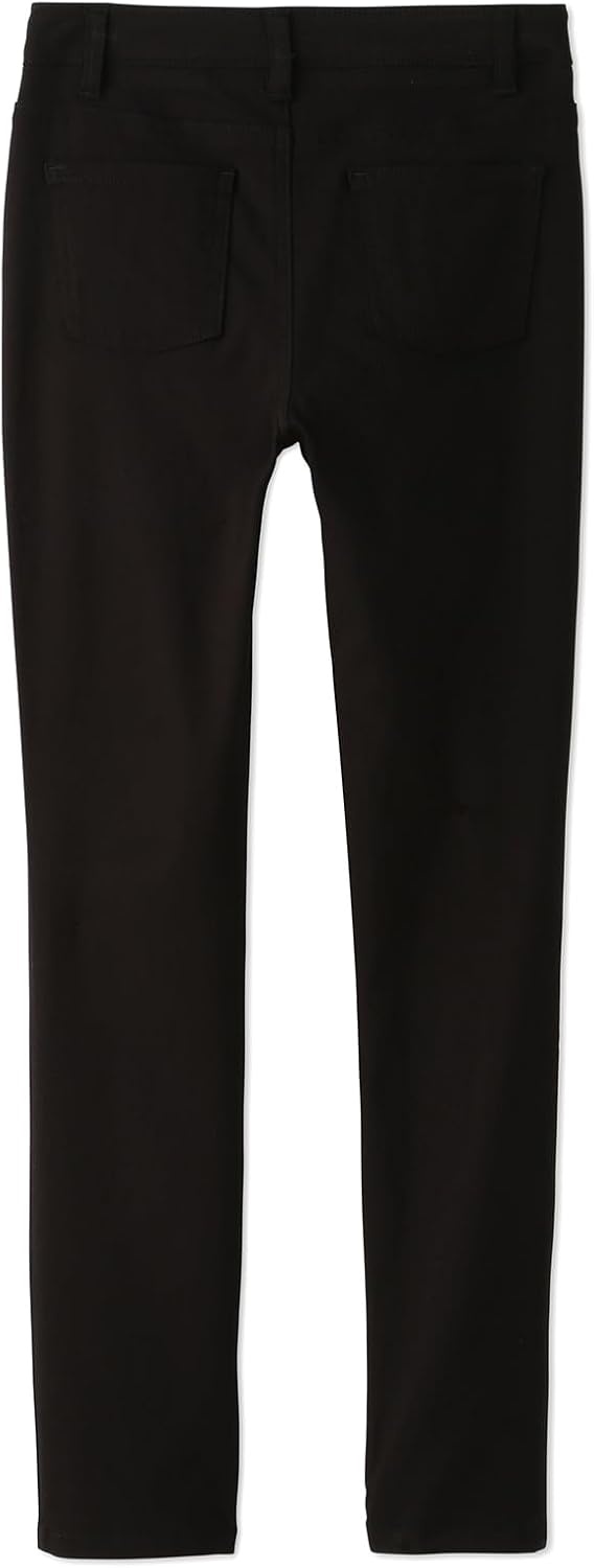image:imageFrench Toast Womens Super Stretch Skinny Uniform Pants with PocketsBlack