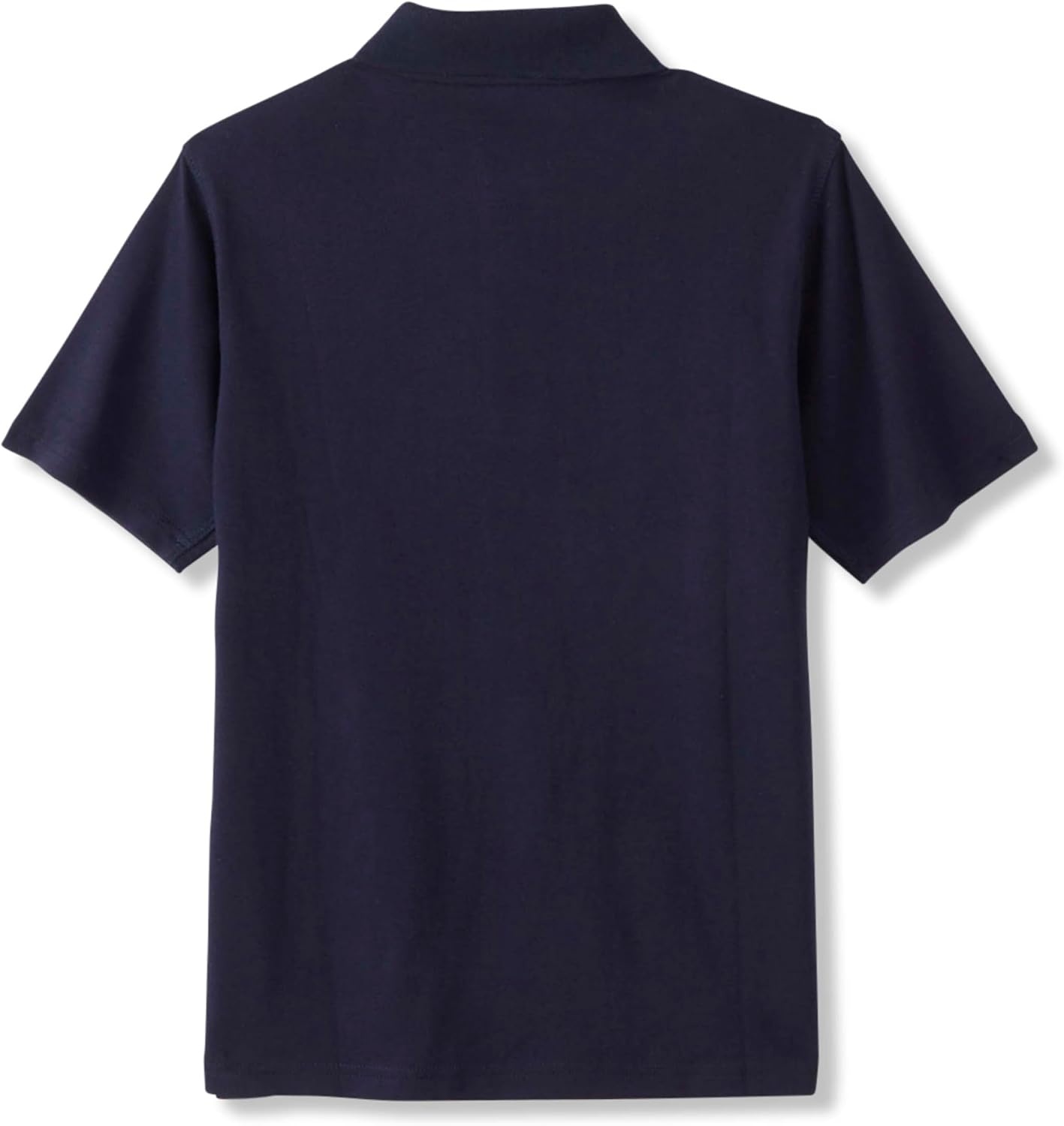 image:imageFrench Toast Young Mens Adaptive Short Sleeve Interlock PoloNavy