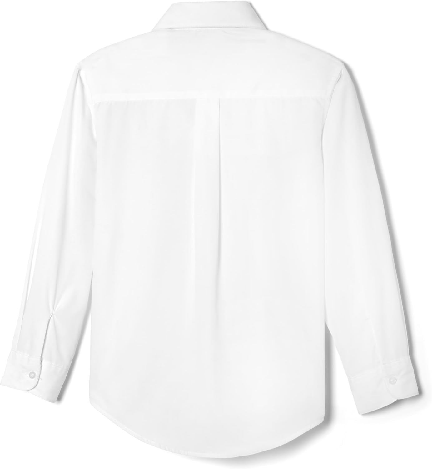 image:imageFrench Toast Young Mens Expandable Collar Button Up Shirt with Long SleevesWhite