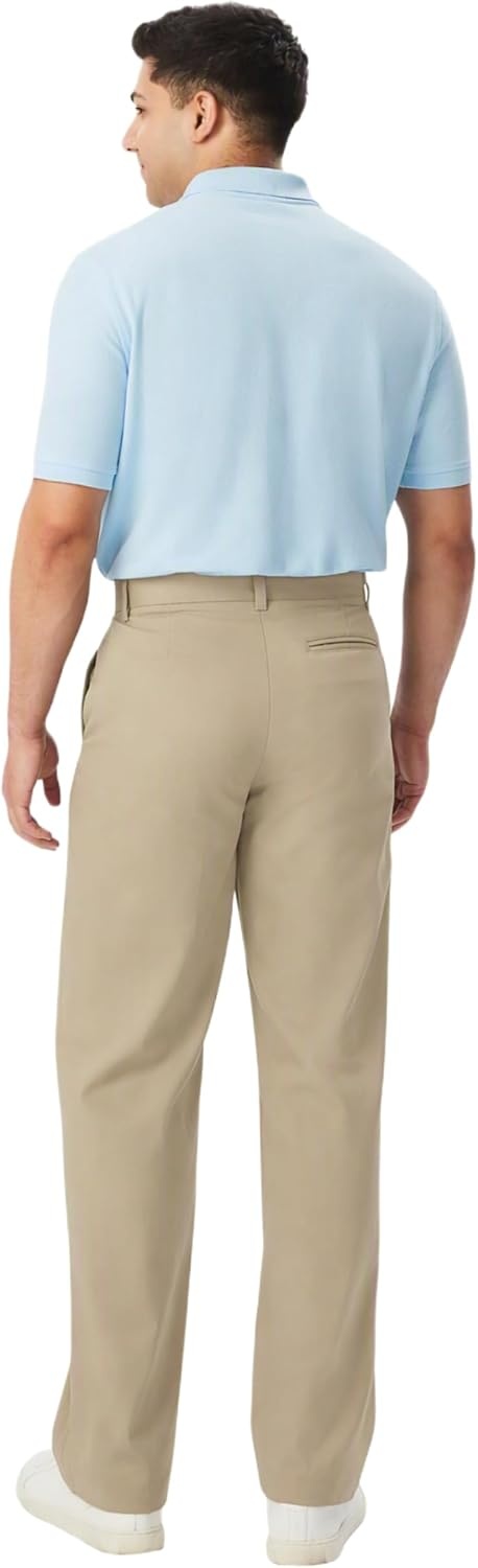 image:imageFrench Toast Young Mens Relaxed Fit Twill Chino PantKhaki Beige