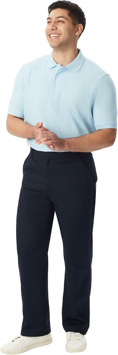 image:imageFrench Toast Young Mens Relaxed Fit Twill Chino PantNavy Blue