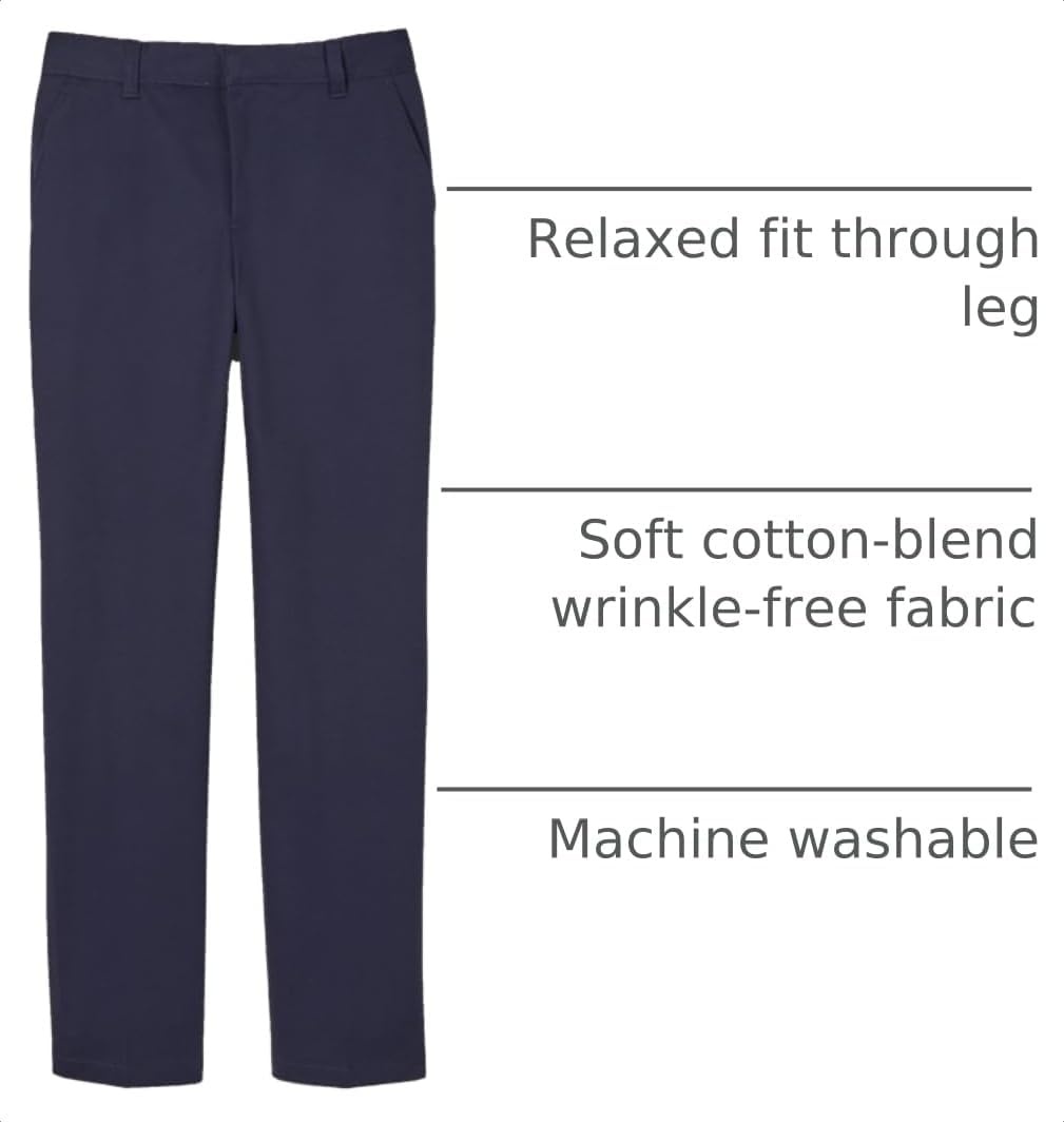 image:imageFrench Toast Young Mens Relaxed Fit Twill Chino PantNavy Blue