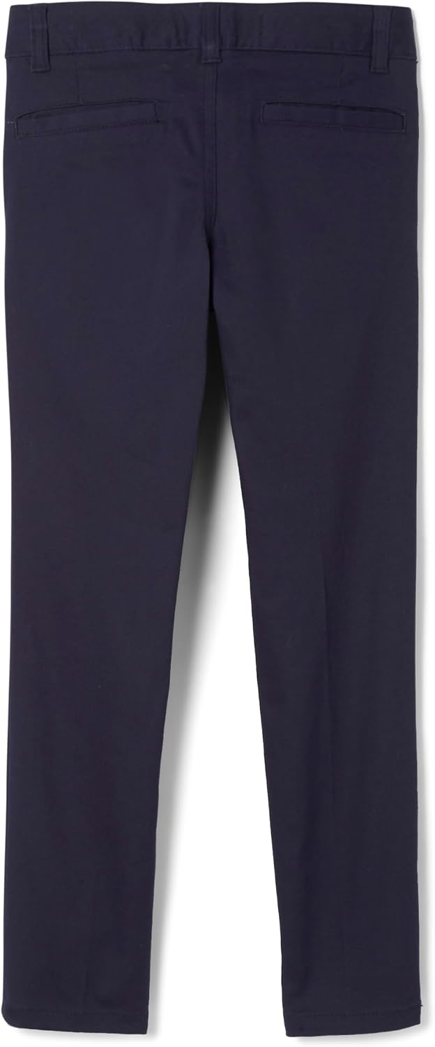 image:imageFrench Toast Young Womens Slim Fit Stretch Twill PantNavy