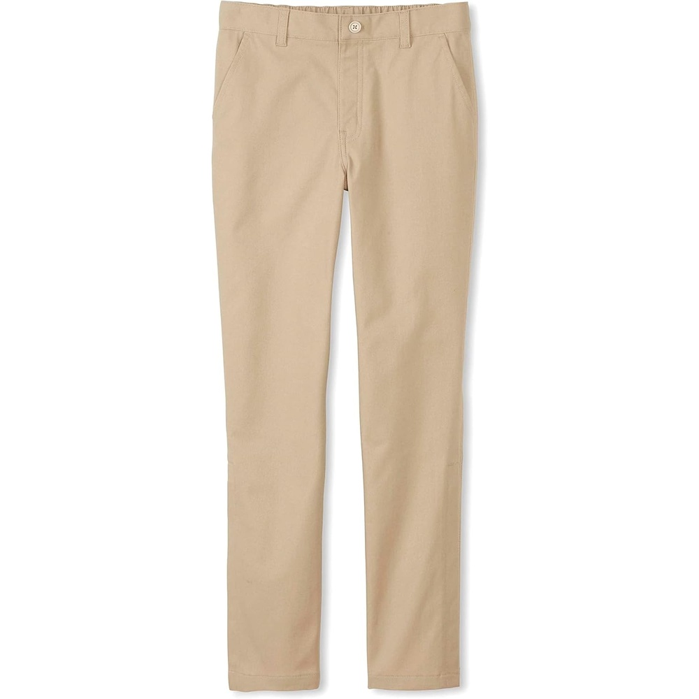 image:imageFrench Toast Girls Adaptive Straight Leg Stretch Twill PantKhaki New