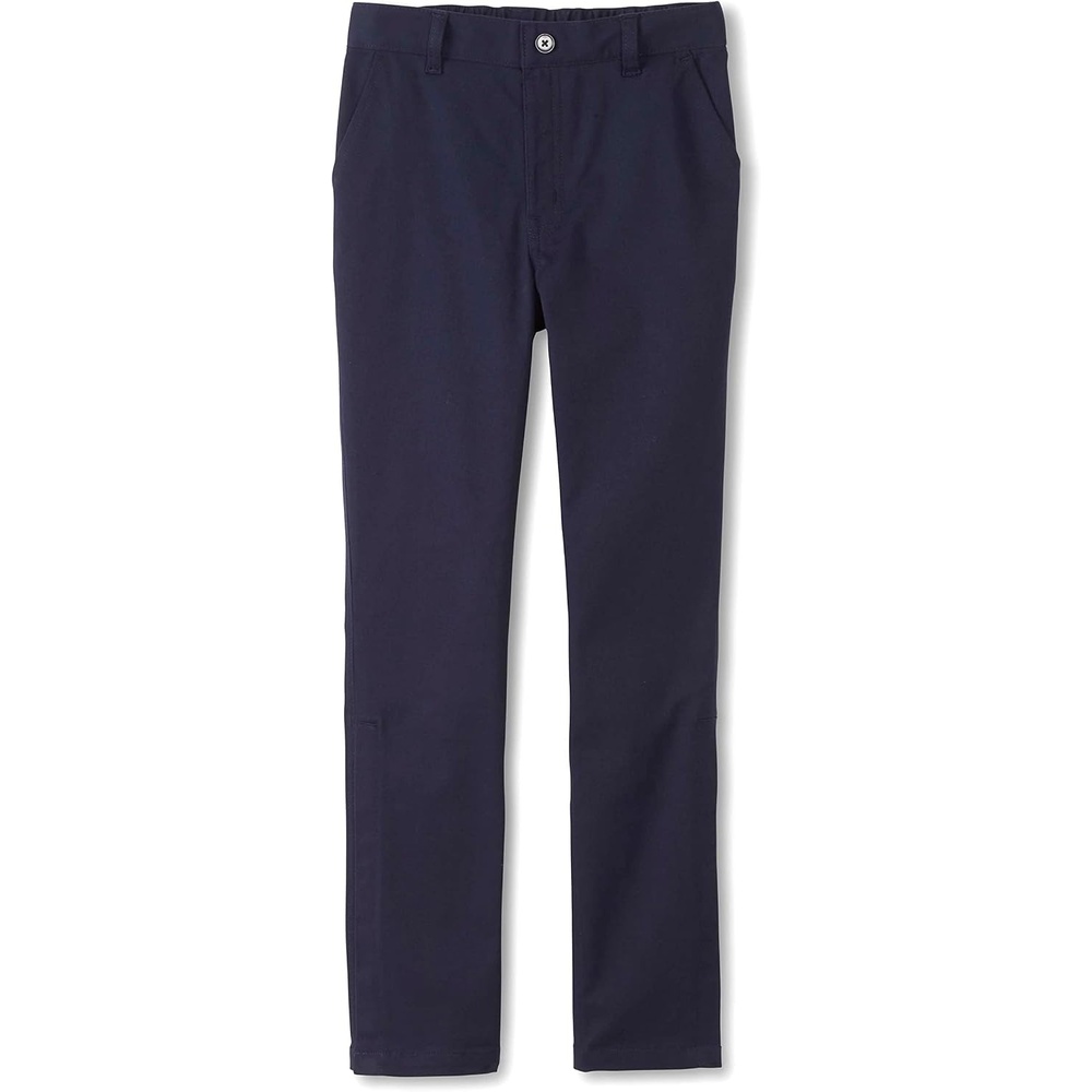 image:imageFrench Toast Girls Adaptive Straight Leg Stretch Twill PantNavy New
