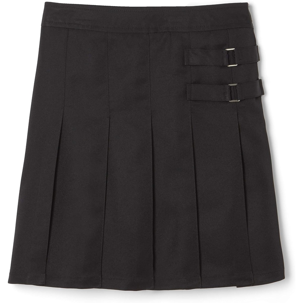 image:imageFrench Toast Girls Adjustable Waist PleatedFront Twotab ScooterBlack