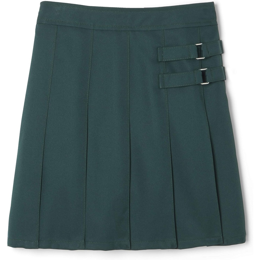 image:imageFrench Toast Girls Adjustable Waist PleatedFront Twotab ScooterHunter Green