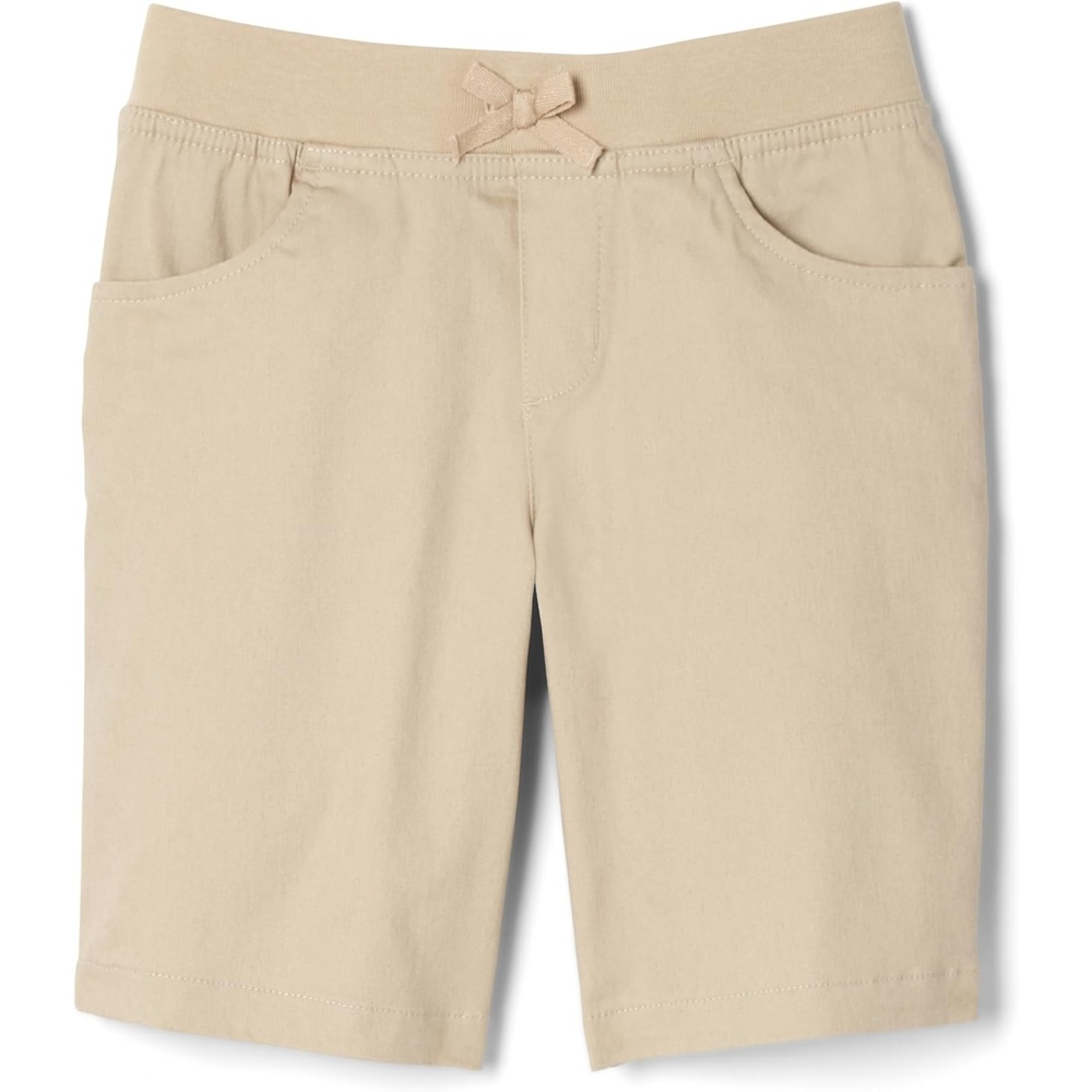 image:imageFrench Toast Girls PullOn Bow Front ShortsKhaki