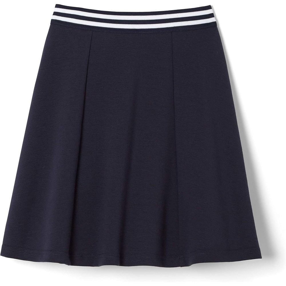 image:imageFrench Toast Girls Stretch Contrast Waistband Scooter School Uniform SkirtNavy