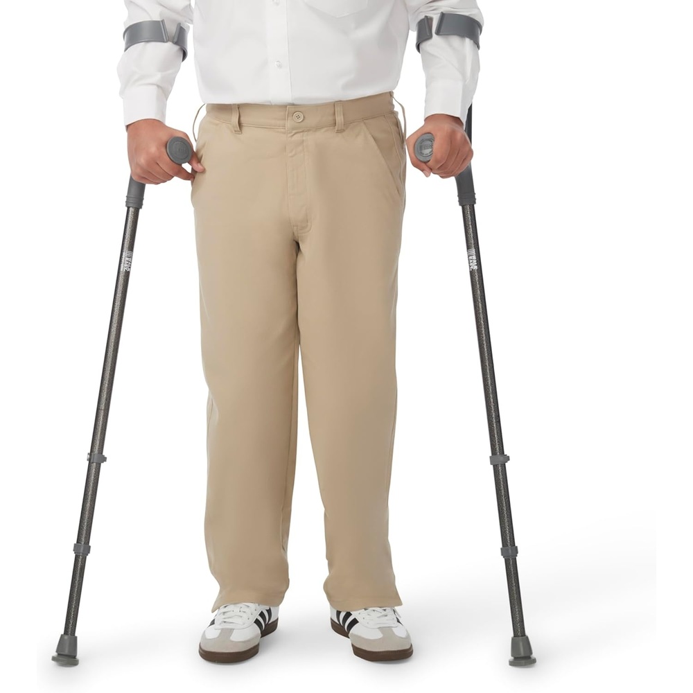 image:imageFrench Toast Mens Adaptive Relaxed Fit Stretch Twill PantKhaki