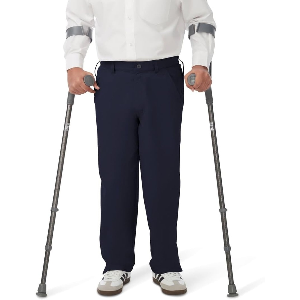 image:imageFrench Toast Mens Adaptive Relaxed Fit Stretch Twill PantNavy