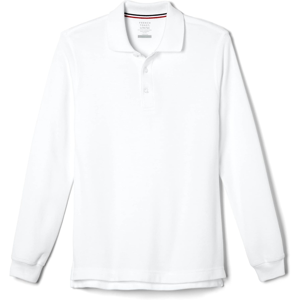 image:imageFrench Toast Mens Moisture Wicking Performance Sport Polo Short Sleeve ShirtWhite