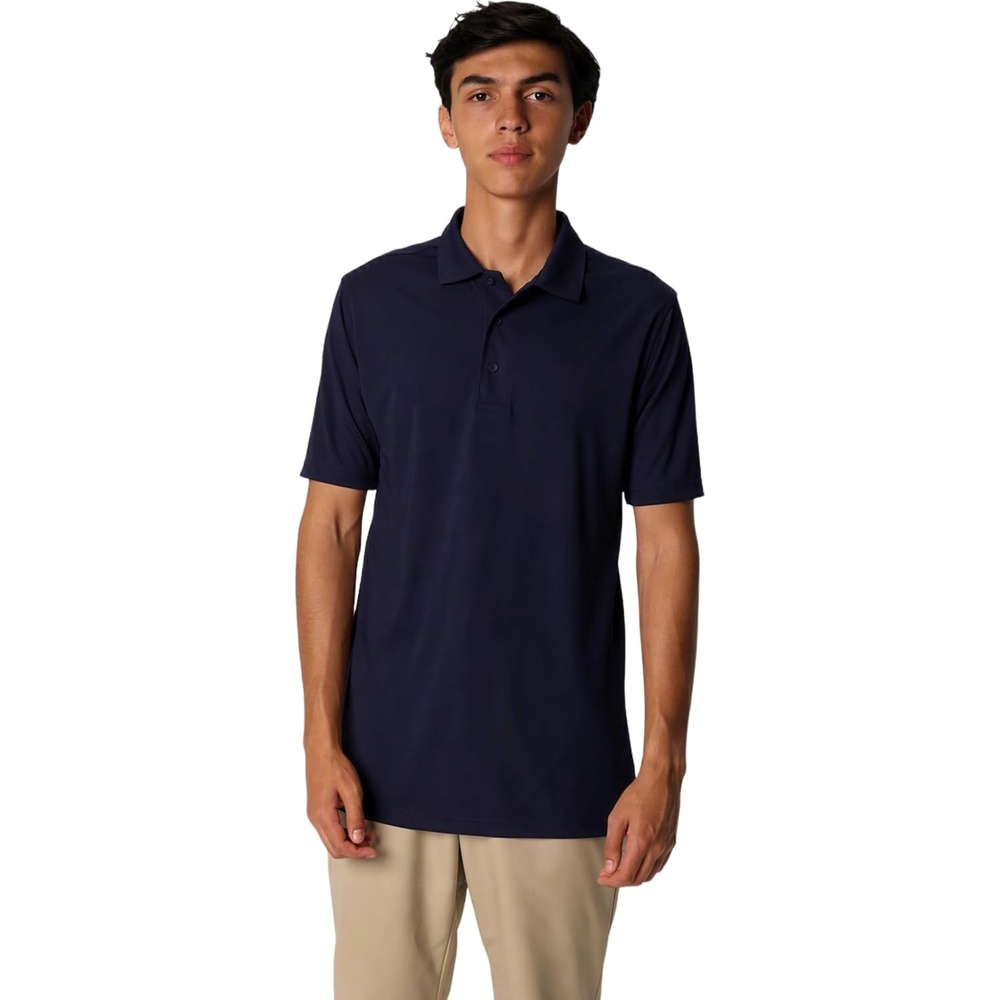 image:imageFrench Toast Mens Moisture Wicking Short Sleeve Sport PoloNavy