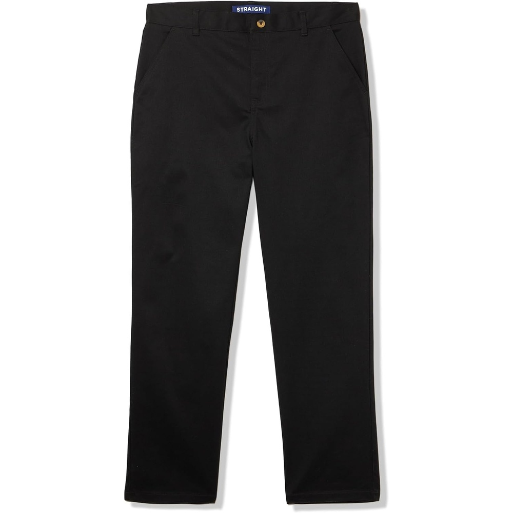 image:imageFrench Toast Mens Straight Fit Stretch Twill Chino PantBlack