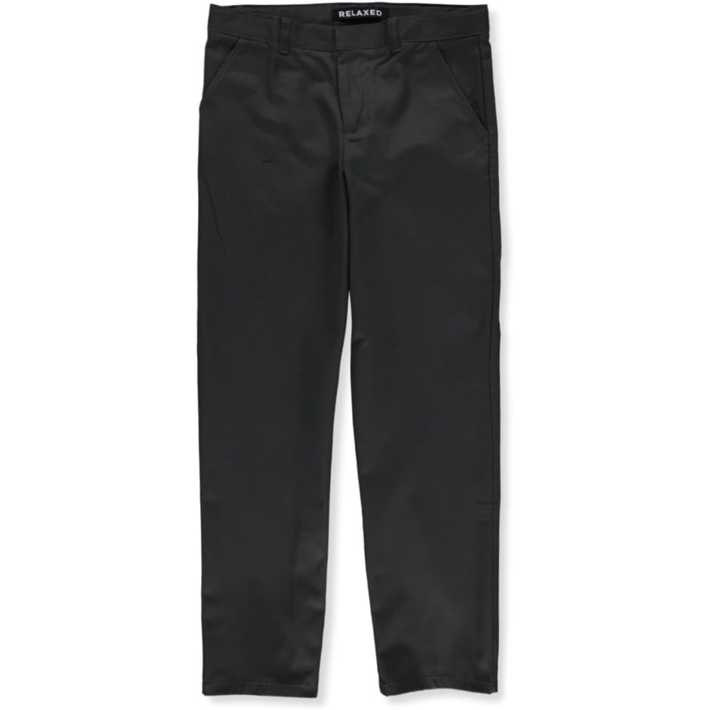 image:imageFrench Toast Young Mens Relaxed Fit Twill Chino PantGray