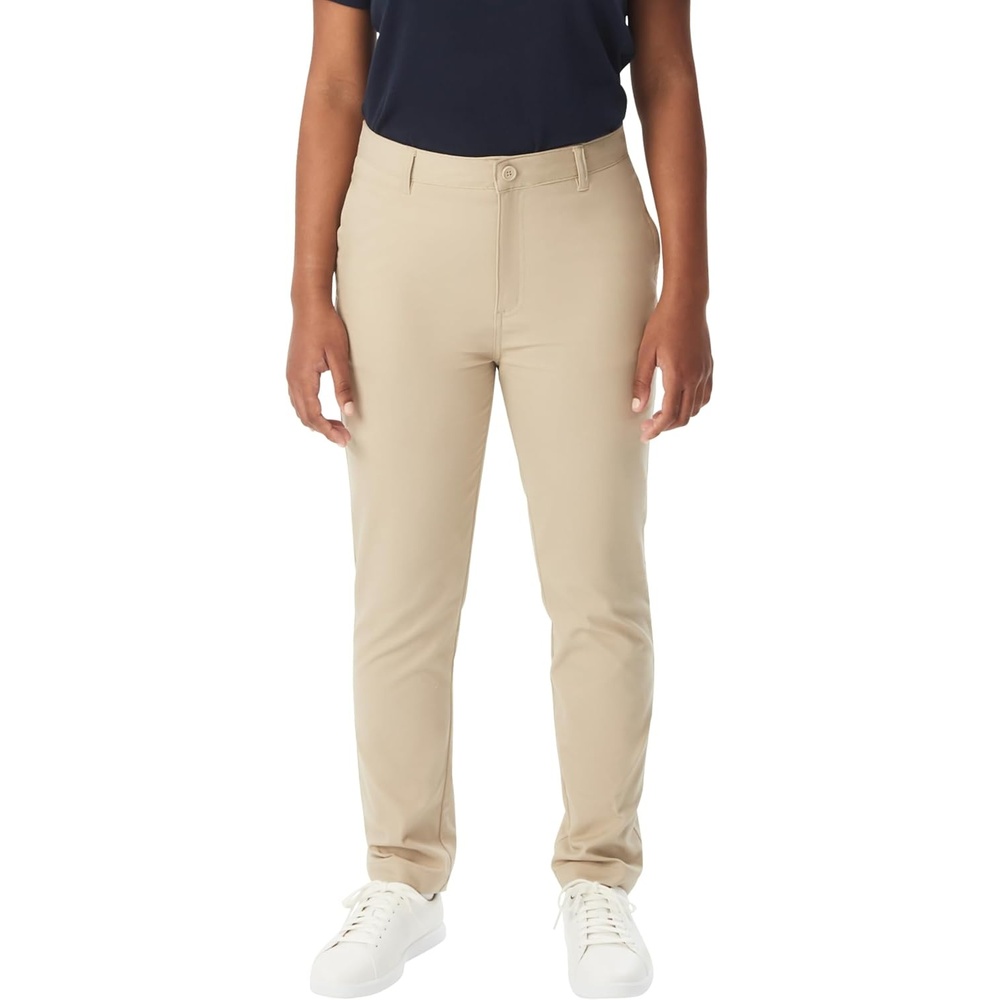 image:imageFrench Toast Young Womens Slim Fit Stretch Twill PantKhaki