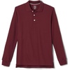 image:imageFrench Toast Boys Pique Polo School Uniform Shirt with Long Sleeves for Boys and GirlsBurgundy