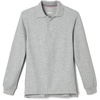 image:imageFrench Toast Boys Pique Polo School Uniform Shirt with Long Sleeves for Boys and GirlsHeather Gray