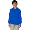 image:imageFrench Toast Boys Pique Polo School Uniform Shirt with Long Sleeves for Boys and GirlsRoyal Blue